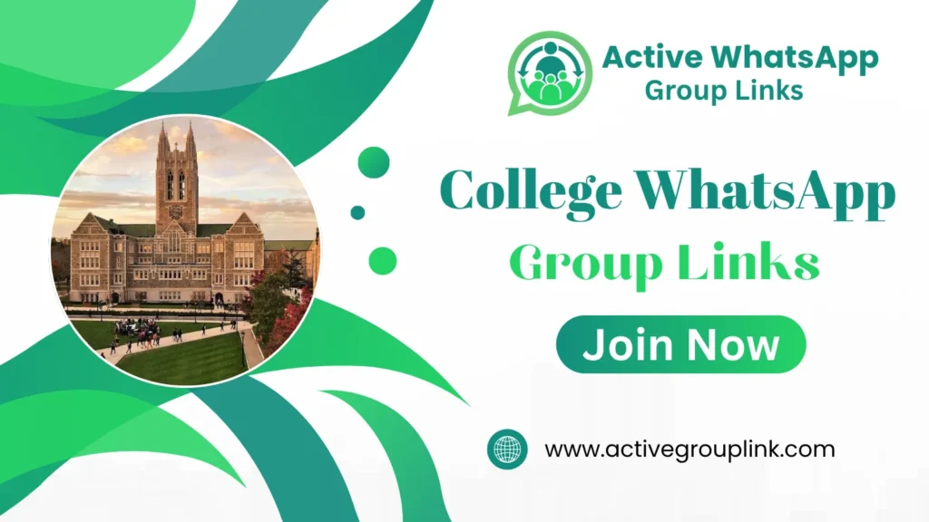 College WhatsApp Group Links
