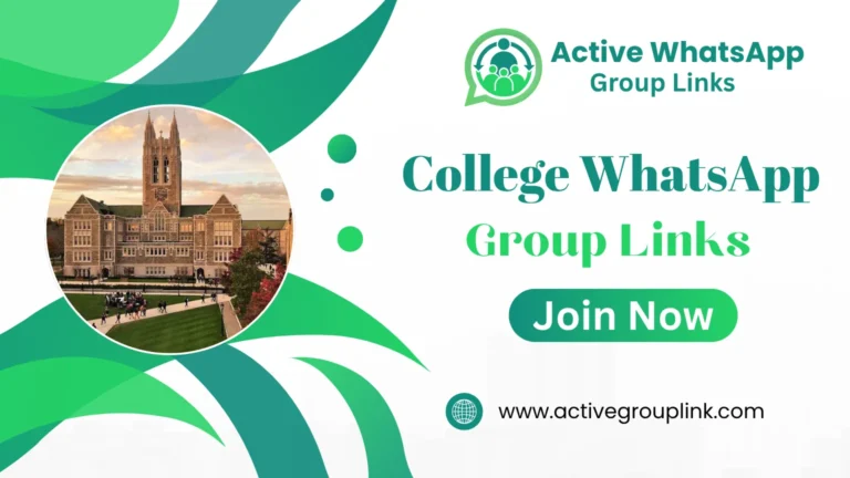 College WhatsApp Group Links